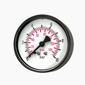manomeeter, -10 bar, 40 mm, ümar,1/8"keere